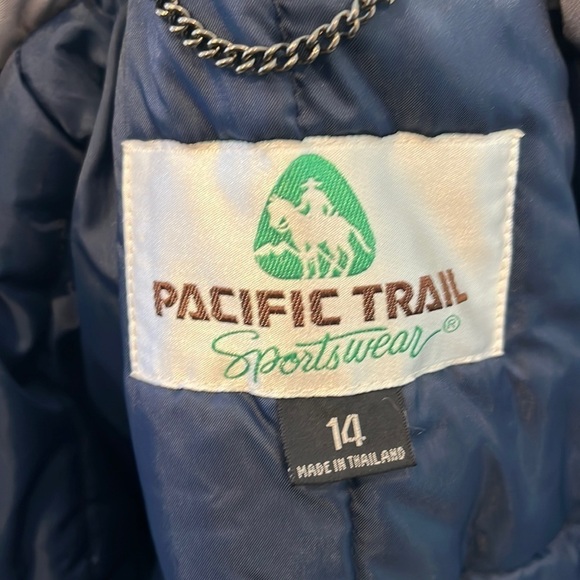 Pacific trail winter jacket. Boys size 14. Blue and gray - Picture 8 of 9